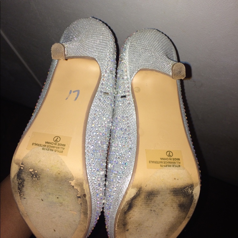 Delicacy Sparkly Sequence High Heels